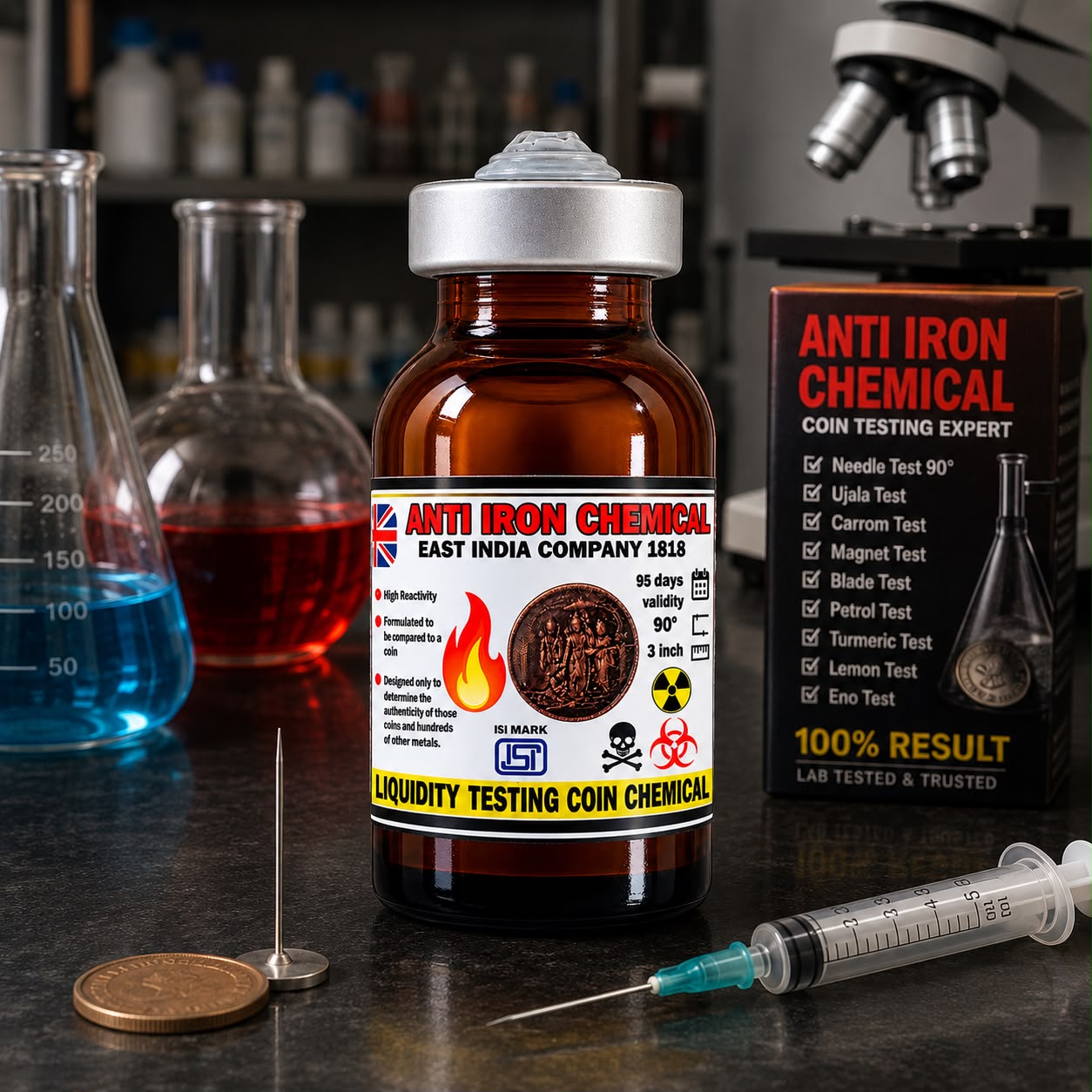 Burning & amp; Validity Testing Chemical
